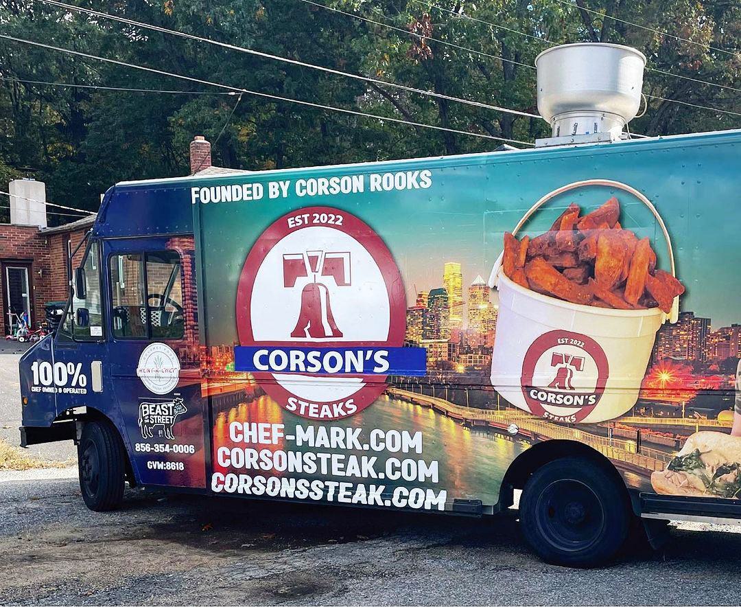 Corsons Steaks food truck NJ